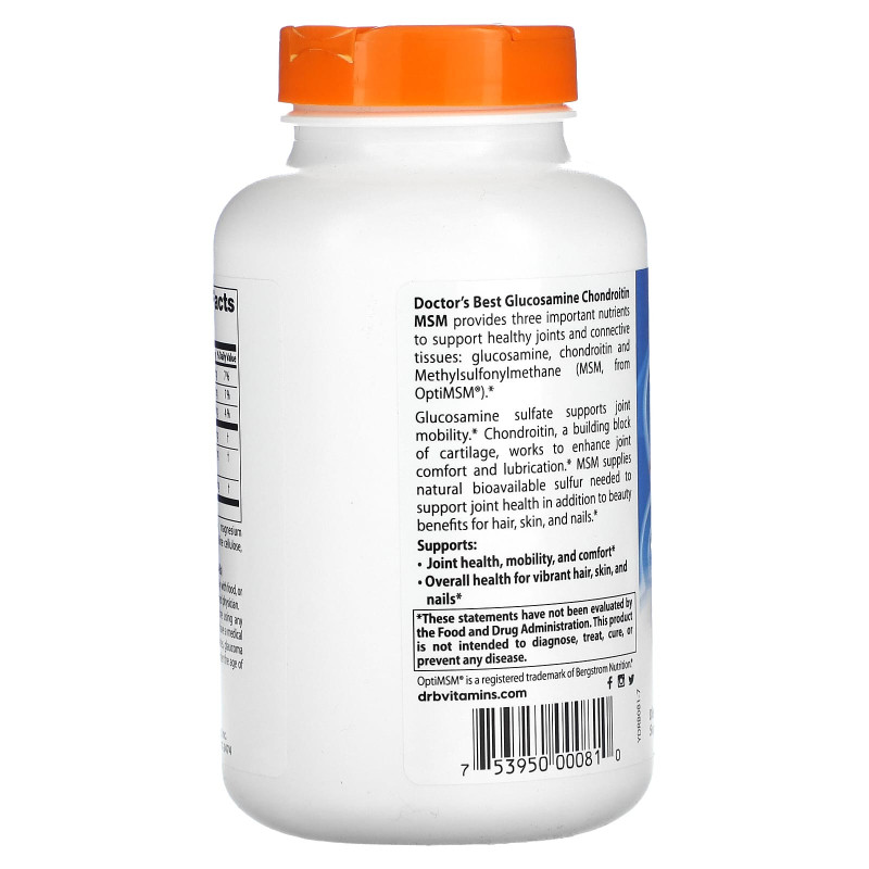 Glucosamine Chondroitin MSM with OptiMSM