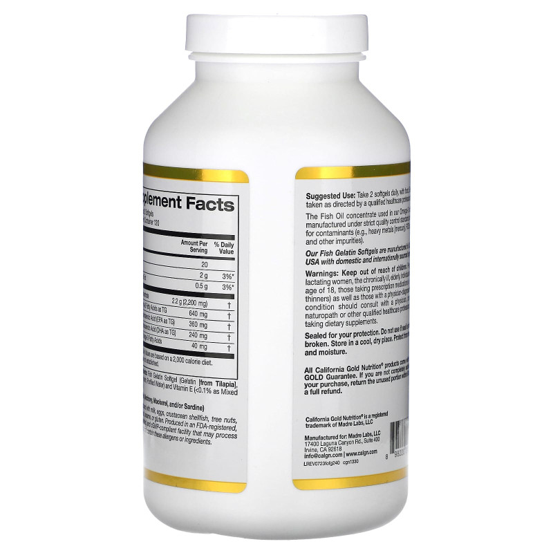 Omega-3, Premium Fish Oil